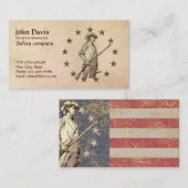 Minuteman Visitekaartje (Voorkant / Achterkant)