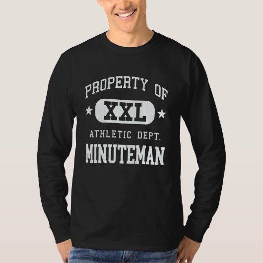Minuteman XXL Athletic School Property T-shirt (Voorkant)