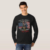 Minutemen Give Me Liberty 4th of July 1776 T-shirt (Voorkant volledig)
