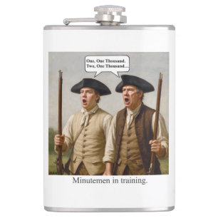 Minutemen in training. heupfles