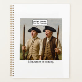 Minutemen in training. planner
