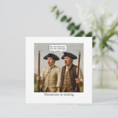 Minutemen in training. save the date (Staand voorkant)