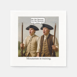 Minutemen in training. servet