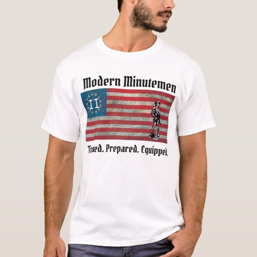 Minutemen verenigen t-shirt (Voorkant)