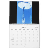 Minuten met een paddenstoel kalender (Mar 2027)
