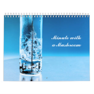 Minuten met een paddenstoel kalender