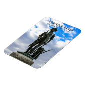 Minuut Man standbeeld, Minuut Man National Hist. P Magneet (Linkerzijde)