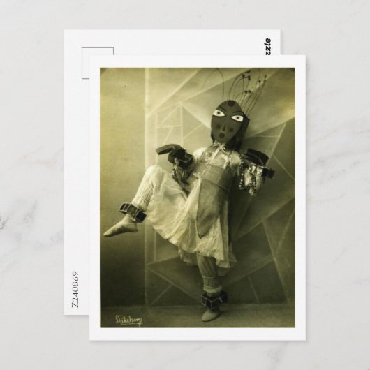 Minya Diez-Dührkoop, Lavinia Schulz, Dane,  Briefkaart (Voorkant / Achterkant)