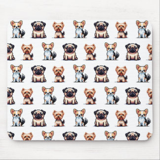 Minydogs pixelart Mousepad Muismat