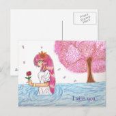 Mio's ontbrekende Briefkaart van het hart (Voorkant / Achterkant)