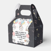 Miow Milestone: Cat Theme 1st Verjaardag Dank u Bedankdoosjes (Voorkant Zijde)