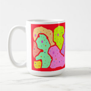 MIP KAART MOP ART DESIGN ABSTRACT PLEZIER KOFFIEMOK