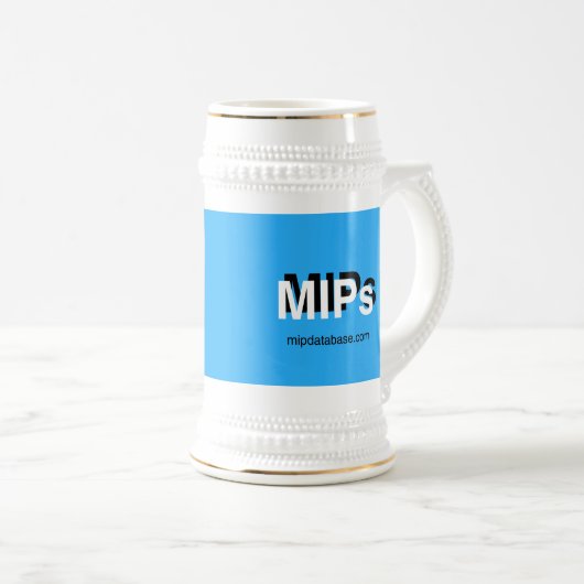 mipdatabase.com logo bier stein bierpul (Voorkant rechts)