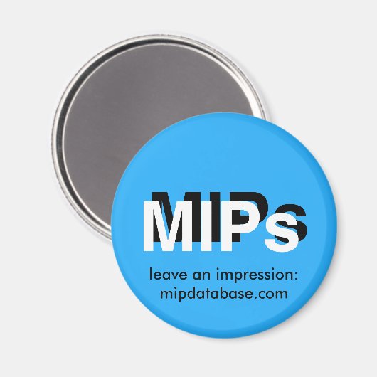mipdatabase.com logo magneet (Voorkant / Achterkant)