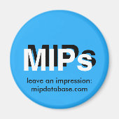 mipdatabase.com logo magneet (Voorkant)