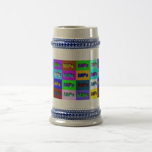 MIP's logo bier stein Bierpul (Center)