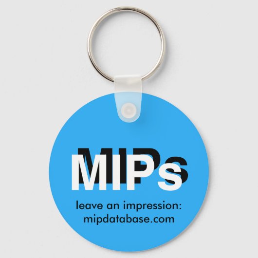 mips logo-sleutelketen sleutelhanger (Voorkant)