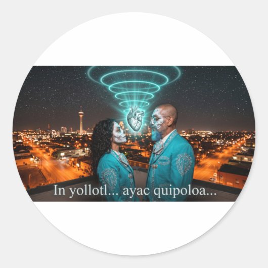 Miquiztli Dakraam Figuren - Sticker (Voorkant)