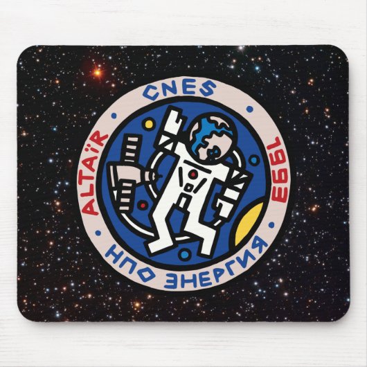 Mir-Altair Missie Patch Logo Muismat (Voorkant)
