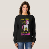 Mir Egal Ich bin Ein Einhorn Fabulous Creatures St Trui (Voorkant volledig)