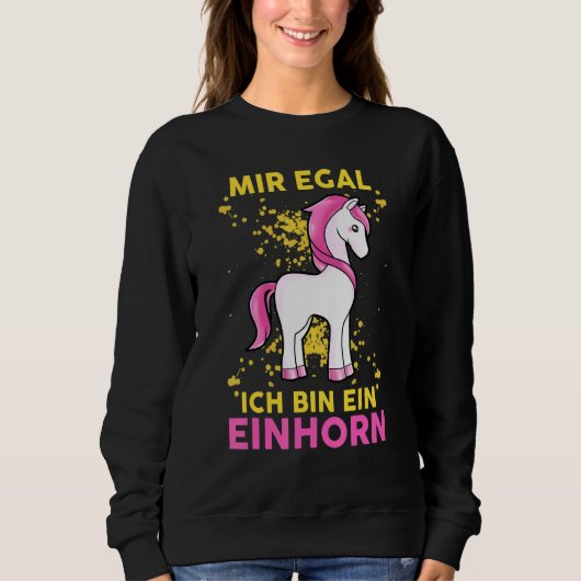Mir Egal Ich bin Ein Einhorn Fabulous Creatures St Trui (Voorkant)