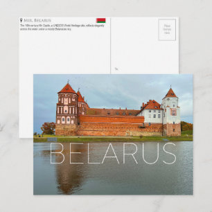 Mir Kasteel, Wit-Rusland Reisansichtkaart Briefkaart