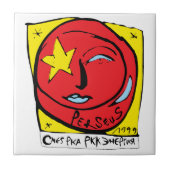 Mir-Perseus Mission Patch Logo Tegeltje (Voorkant)