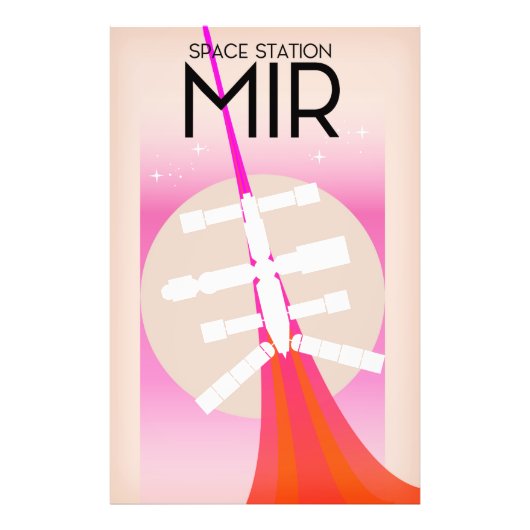 MIR Russisch Ruimtestation poster (Voorkant)