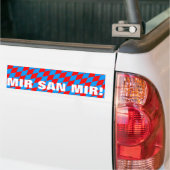 Mir san mir bumpersticker (Op Truck)