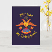 Mir sinn die Deitscherei - Deitschi Faahne Kaart (Gele Bloem)