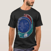 Mir Space Station Modules Sovjet Space Travel Spac T-shirt (Voorkant)