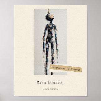 Mira bonito — Stoffen Speelgoed Poster kalme hoek