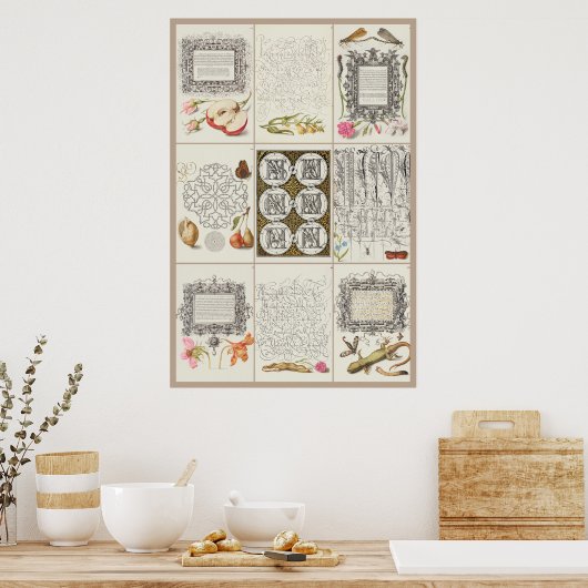 Mira Calligraphiae Monumenta 003 Poster (Keuken)