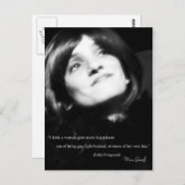 Mira Gutoff "Flapper"-Briefkaart Briefkaart (Voorkant / Achterkant)