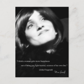 Mira Gutoff "Flapper"-Briefkaart Briefkaart