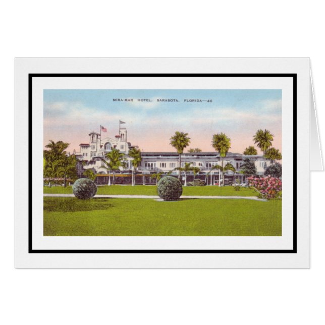 Mira Mar Hotel Sarasota, Florida (Voorkant Horizontaal)