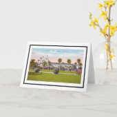 Mira Mar Hotel Sarasota, Florida Wenskaart Kaart (Gele Bloem)