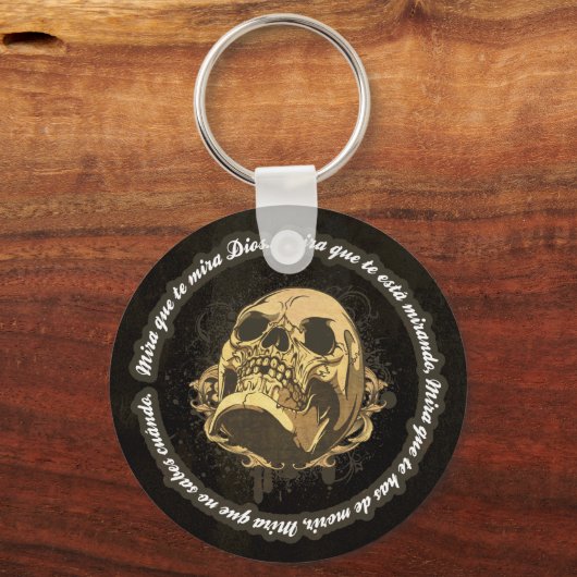 Mira que te mira dios sleutelhanger (Voorkant)