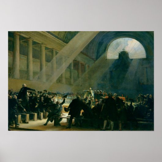 Mirabeau Answering Dreux-Breze Poster (Voorkant)