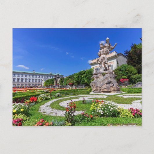 Mirabell palace en tuinen, Salzburg, Oostenrijk Briefkaart (Voorkant)