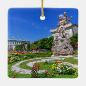 Mirabell palace en tuinen, Salzburg, Oostenrijk Keramisch Ornament (Achterkant)