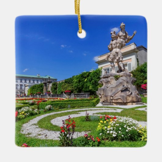 Mirabell palace en tuinen, Salzburg, Oostenrijk Keramisch Ornament (Voorkant)