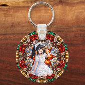Mirabella in Gem Kaleidoscope – Sparkling Mandala  Sleutelhanger (Voorkant)