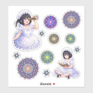 Mirabella’s Kaleidoscope Dreams – Magical Mandala  Sticker