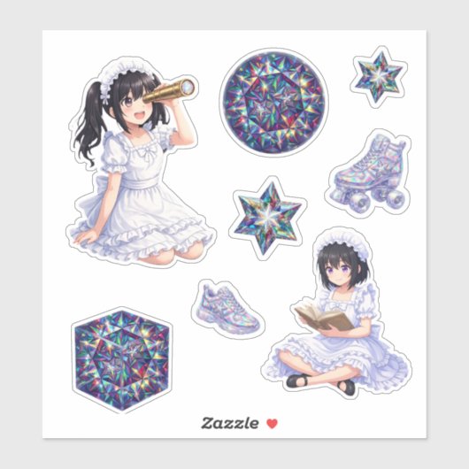 Mirabella’s Sparkle World – Kaleidoscope & Holo Sticker (Vel)