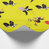 Mirabelle, boston angstaanjagend verjaardagstpapie cadeaupapier (Hoek)