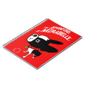 Mirabelle de boston doodse laptop notitieboek (Linkerzijde)