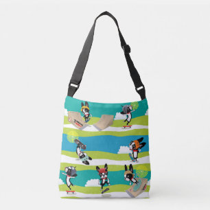 Mirabelle de boston doodskateboarder Sk8r Crossbody Tas