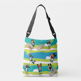 Mirabelle de boston doodskateboarder Sk8r Crossbody Tas