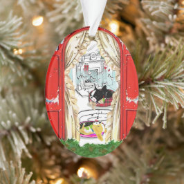 Mirabelle de Boston Terrier vakantie ornament